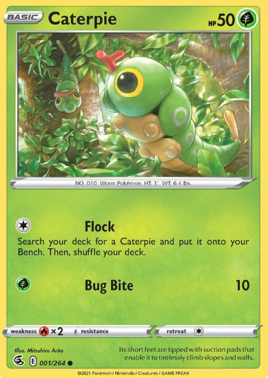 #001  Caterpie  Fusion Strike