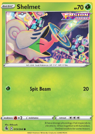 #013 Shelmet  Fusion Strike