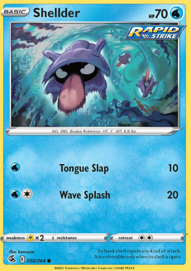 #050 Shellder  Fusion Strike