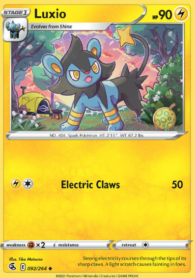 #092 Luxio  Fusion Strike