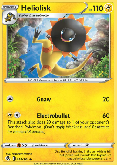 #099 Heliolisk   Fusion Strike