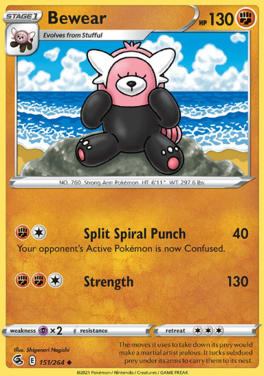 #151 Bewear  Fusion Strike