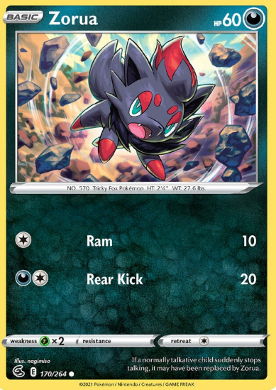 #170 Zorua  Fusion Strike