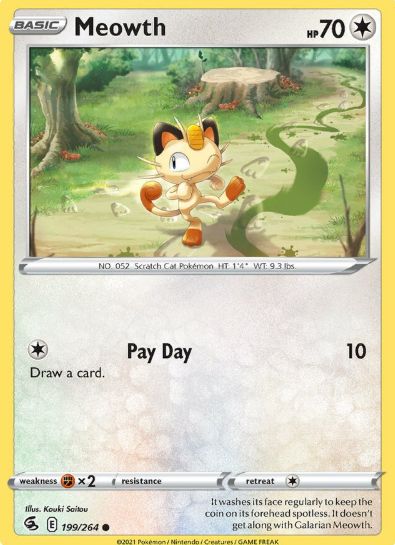 #199 Meowth Fusion Strike