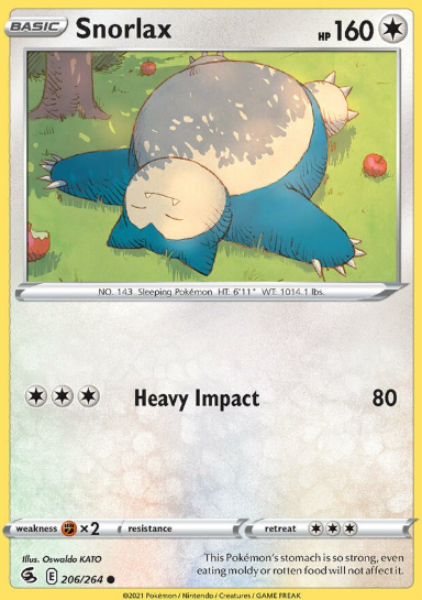 #206 Snorlax Fusion Strike