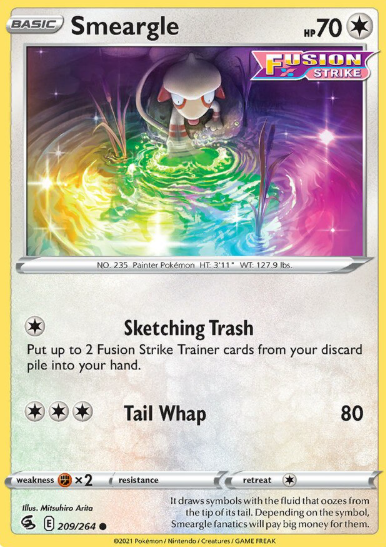 #209 Smeargle Fusion Strike