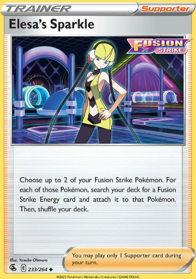 #233 Elesa's Sparkle Fusion Strike