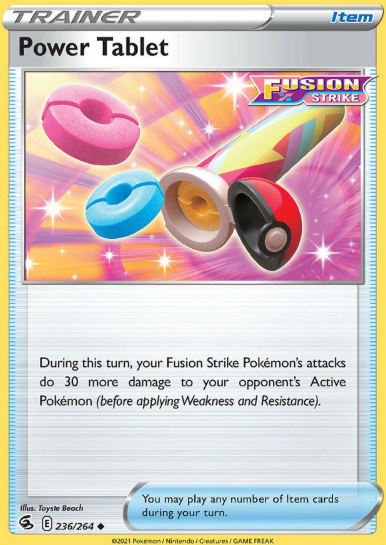 #236 Power Tablet   Fusion Strike
