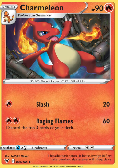 #024 Charmeleon Sword & Shield Vivid Voltage
