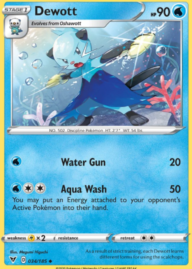 #034 Dewott Sword & Shield Vivid Voltage