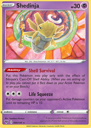 #066 Shedinja Sword & Shield Vivid Voltage