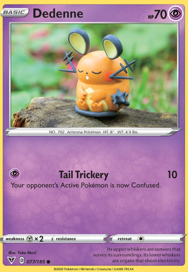 #077 Dedenne Sword & Shield Vivid Voltage