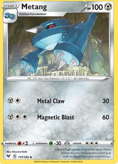 #117 Metang Sword & Shield Vivid Voltage