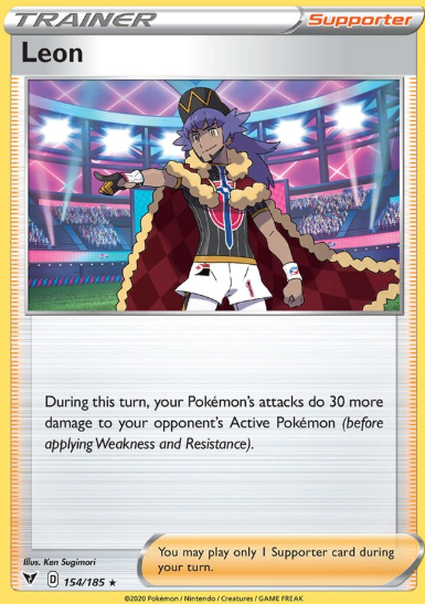 #154 Leon Sword & Shield Vivid Voltage