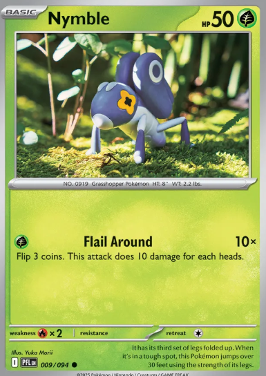 #009 Nymble  Mega Evolution Phantasmal Flames