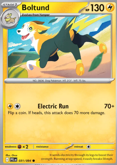 #031 Boltund Mega Evolution Phantasmal Flames