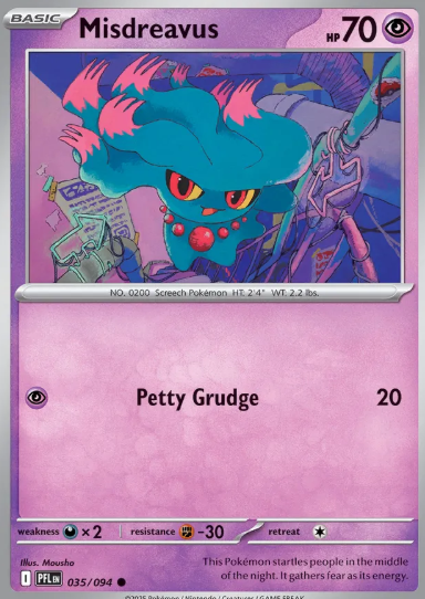 #035 Misdreavus Mega Evolution Phantasmal Flames