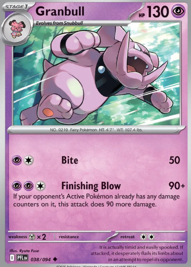 #038 Granbull Mega Evolution Phantasmal Flames