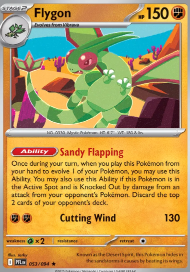 #053 Flygon  Mega Evolution Phantasmal Flames