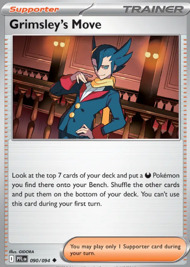 #090 Grimsley's Move Mega Evolution Phantasmal Flames