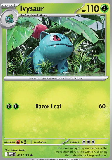 #002 Ivysaur  Mega Evolution