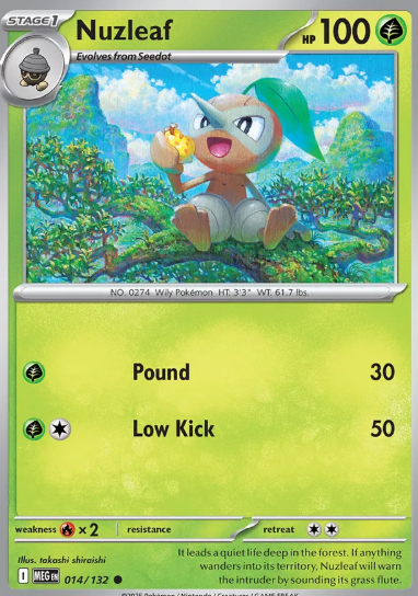 #014 Nuzleaf Mega Evolution