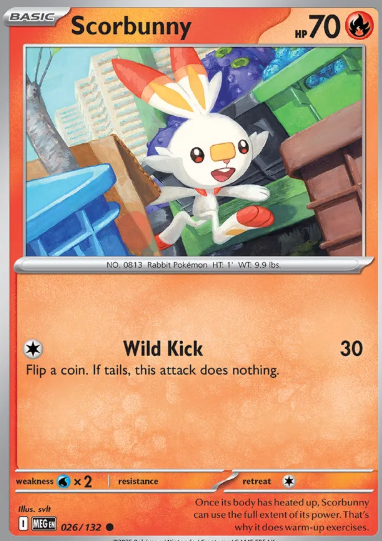 #026 Scorbunny Mega Evolution