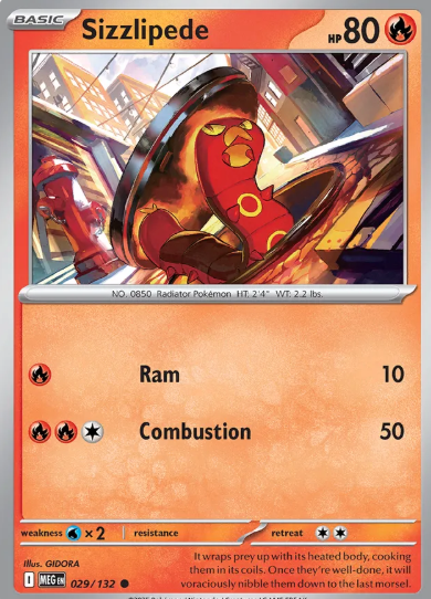 #029 Sizzlipede Mega Evolution