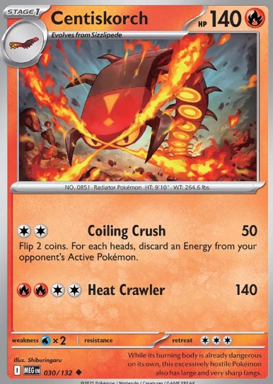 #030 Centiskorch Mega Evolution