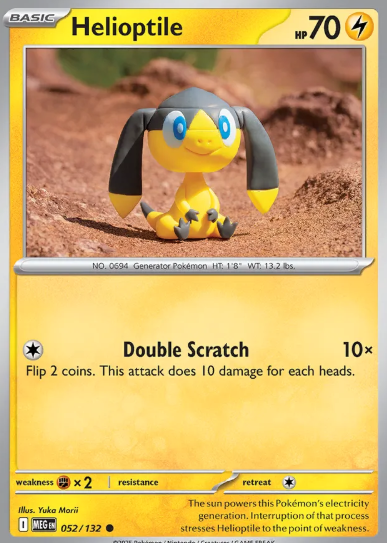 #052 Helioptile Mega Evolution