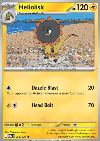 #053 Heliolisk Mega Evolution