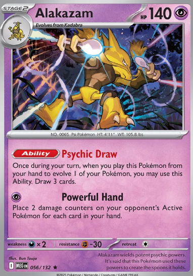 #056 Alakazam Mega Evolution