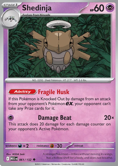 #061 Shedinja Mega Evolution