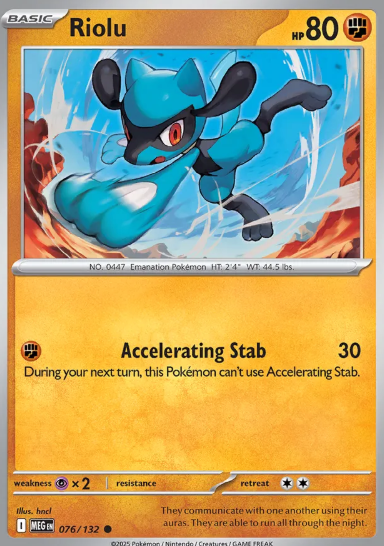 #076 Riolu Mega Evolution