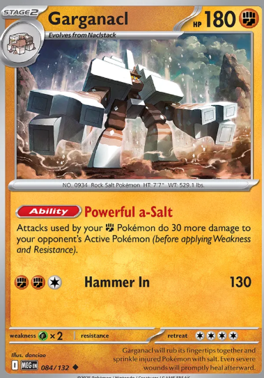 #084 Garganacl Mega Evolution