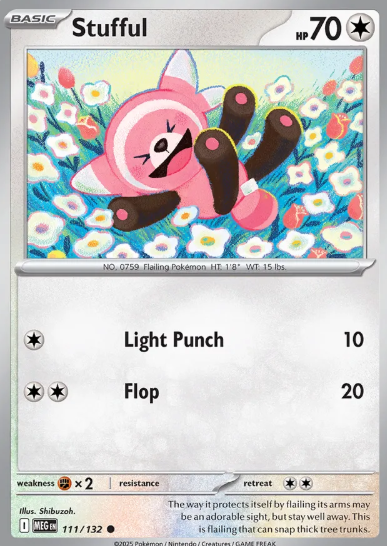 #111 Stufful Mega Evolution