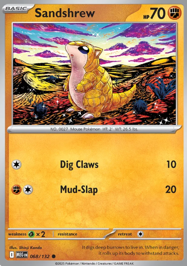 #068 Sandshrew Mega Evolution