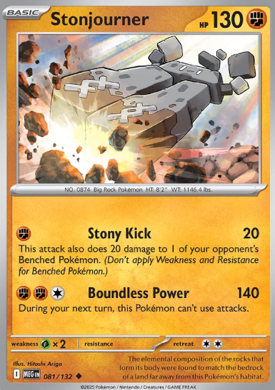#081 Stonjourner Mega Evolution