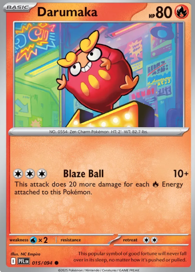 #015 Darumaka Mega Evolution Phantasmal Flames