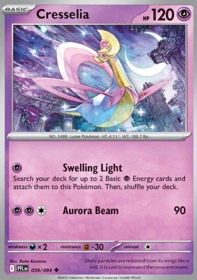 #039 Cresselia Mega Evolution Phantasmal Flames