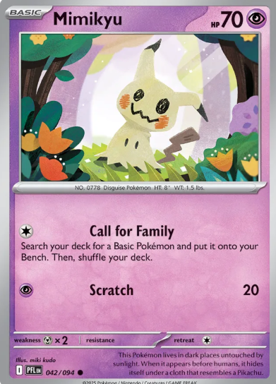 #042 Mimikyu Mega Evolution Phantasmal Flames