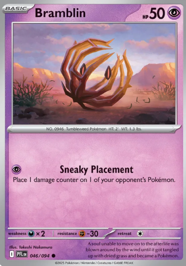 #046 Bramblin Mega Evolution Phantasmal Flames