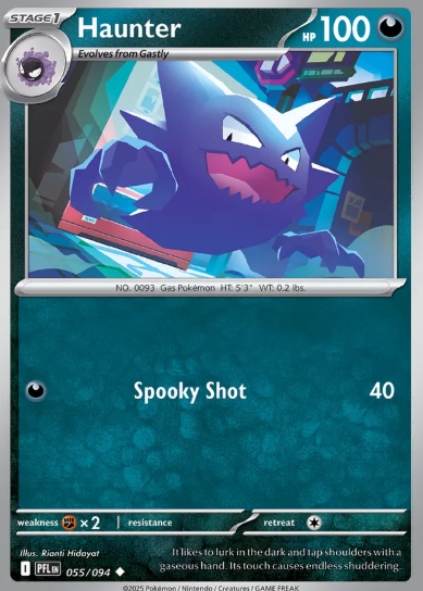 #055 Haunter Mega Evolution Phantasmal Flames