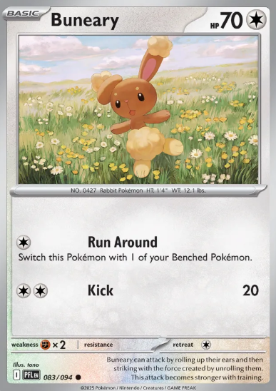 #083 Buneary Mega Evolution Phantasmal Flames