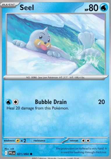 #021 Seel Mega Evolution Phantasmal Flames