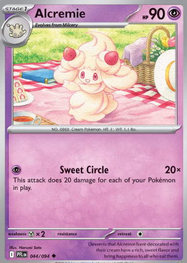 #044 Alcremie Mega Evolution Phantasmal Flames