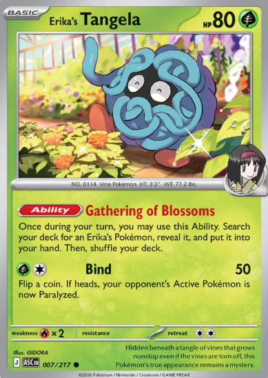 #007 Erika's Tangela Mega Evolution Ascended Hero