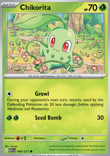 #008 Chikorita Mega Evolution Ascended Hero