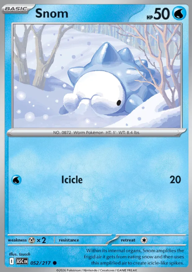 #052 Snom Mega Evolution Ascended Hero