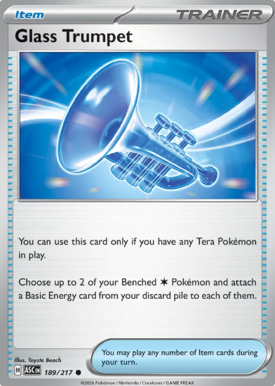#189 Glass Trumpet  Mega Evolution Ascended Hero